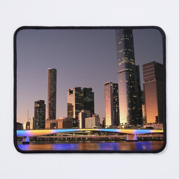 Item preview, Brisbane CBD basking in twilight splendor, Queensland, Australia designed and sold by Jagadeesh Sampath.