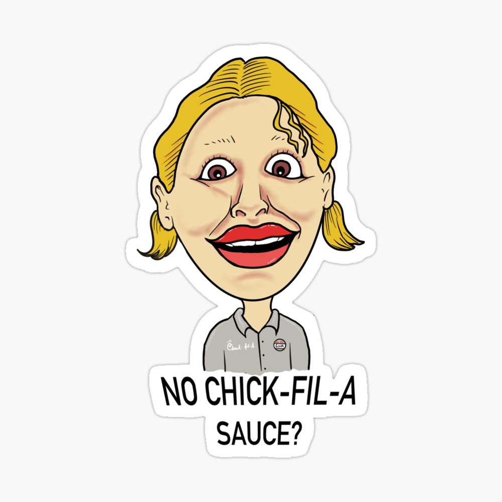 No chick fil a sauce girl | Greeting Card