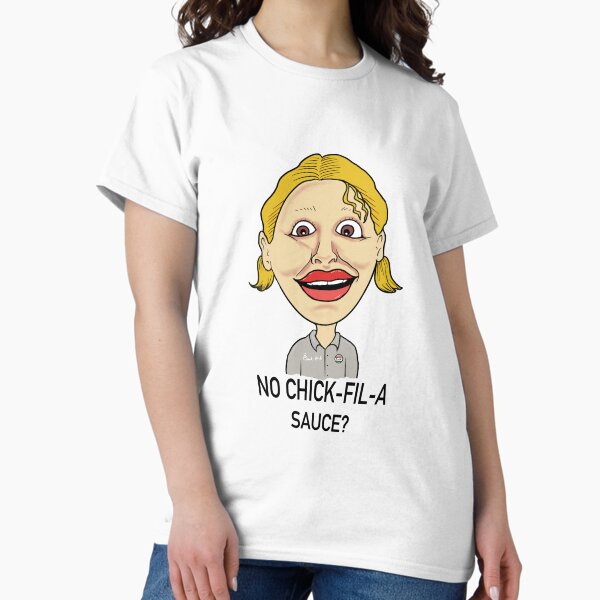 Item preview, No chick fil a sauce girl designed and sold by Renvallesart.