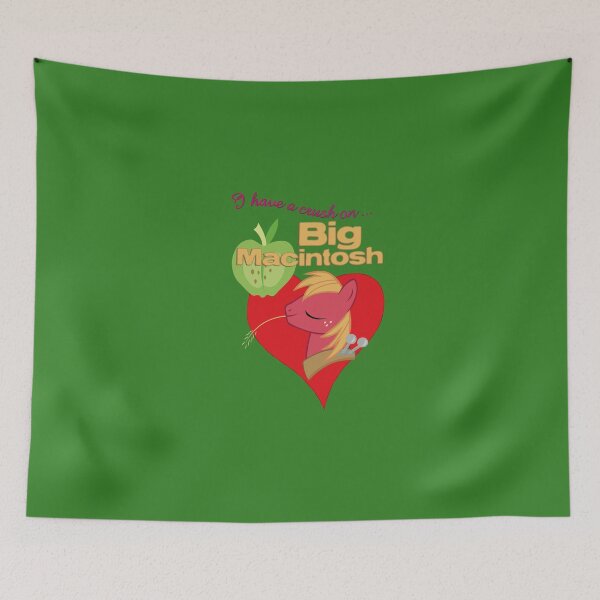 Item preview, I have a crush on... Big Macintosh - with text designed and sold by Stinkehund.