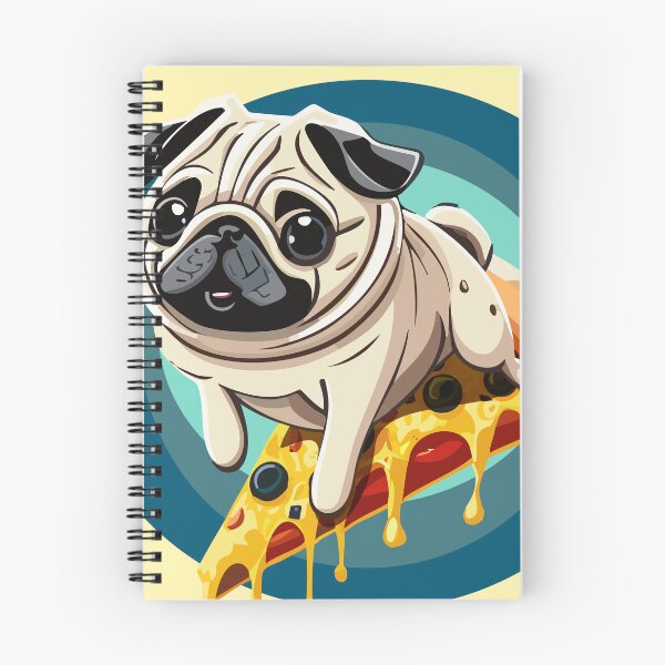 Item preview, Pug and Pizza Cute Dog designed and sold by Horizon Cartoon.