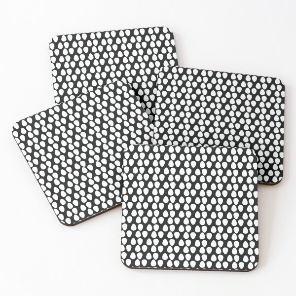 Item preview, Black White Emo Goth Easter Egg Spring Black Gray White Background Design Pattern designed and sold by Sarcastic Narwhal.