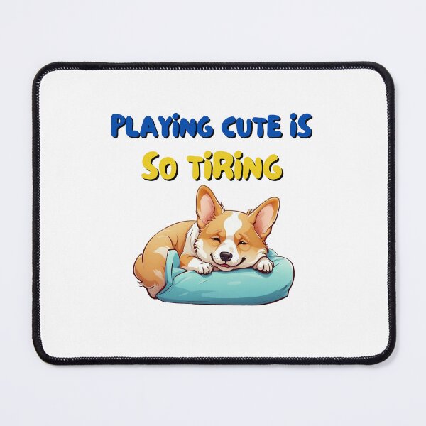 Item preview, Cute Corgi sleeping happily designed and sold by PetPeeveDesigns.
