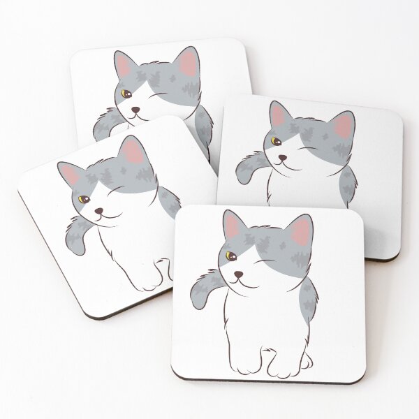 Item preview, Gray Cat Winks designed and sold by TiffyChaa.