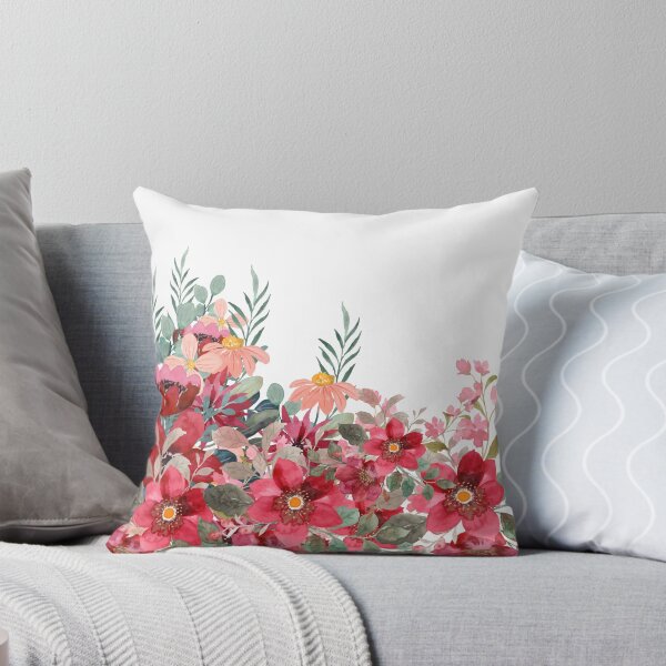 Item preview, Blooming red flowers designed and sold by NingningS.