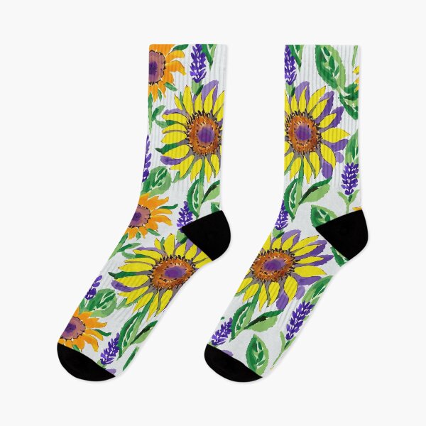 Item preview, Sunflower Lavander Pattern designed and sold by plantlady-shop.