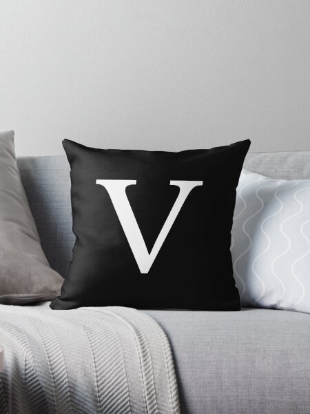 Item preview, Black Basic Monogram V designed and sold by rewstudio.