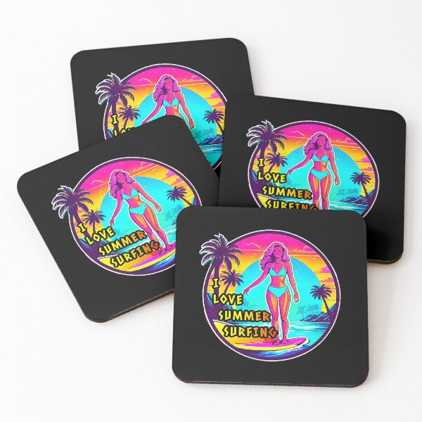 Item preview, Girl Vintage I Love Summer Surfing.  designed and sold by Giulivo Store Graphic.