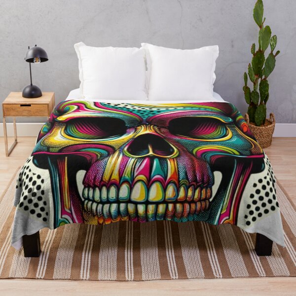 Item preview, Pop-Art style skull designed and sold by Blessinger77.