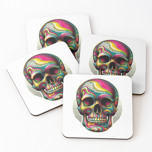 Item preview, Pop-Art style skull designed and sold by Blessinger77.