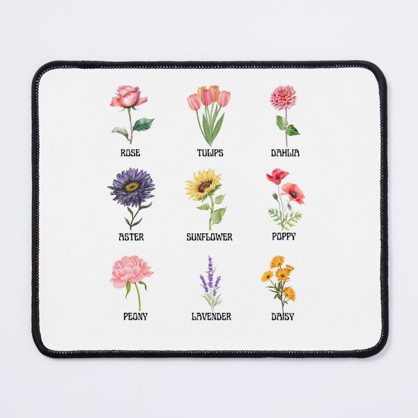 Item preview, Types Of Flowers Garden Floral designed and sold by BeansHotTees.