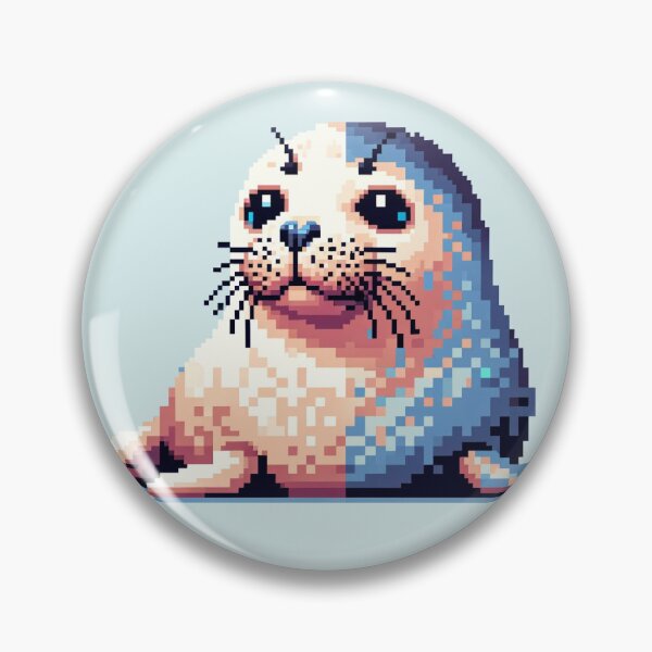 Item preview, Pixel Baby Seal designed and sold by Neon-citylife.