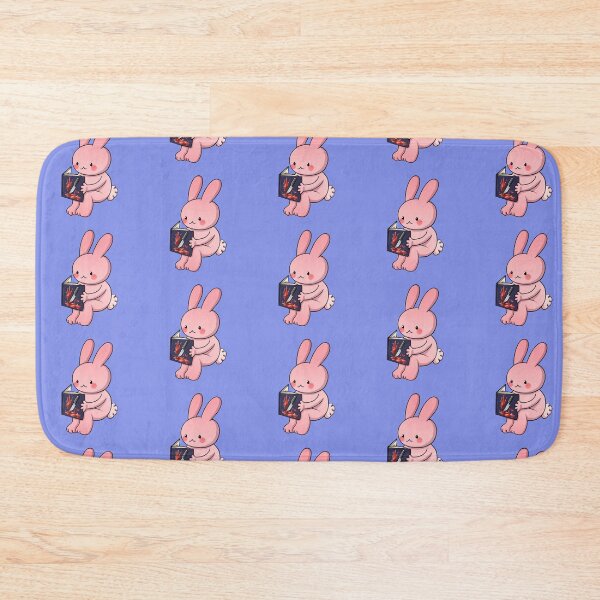 Item preview, bunny reading horror designed and sold by warenillus.
