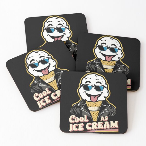 Item preview, Cool As Ice Cream Cone Chill Vibes Fun designed and sold by Quirky Shirts.