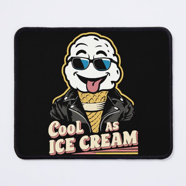 Item preview, Cool As Ice Cream Cone Chill Vibes Fun designed and sold by Quirky Shirts.