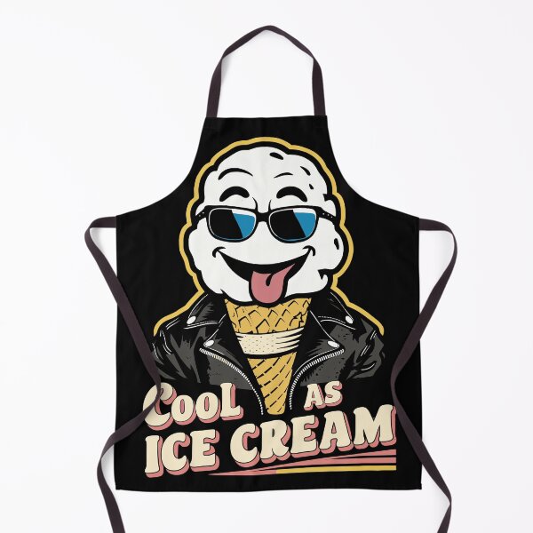 Item preview, Cool As Ice Cream Cone Chill Vibes Fun designed and sold by Quirky Shirts.