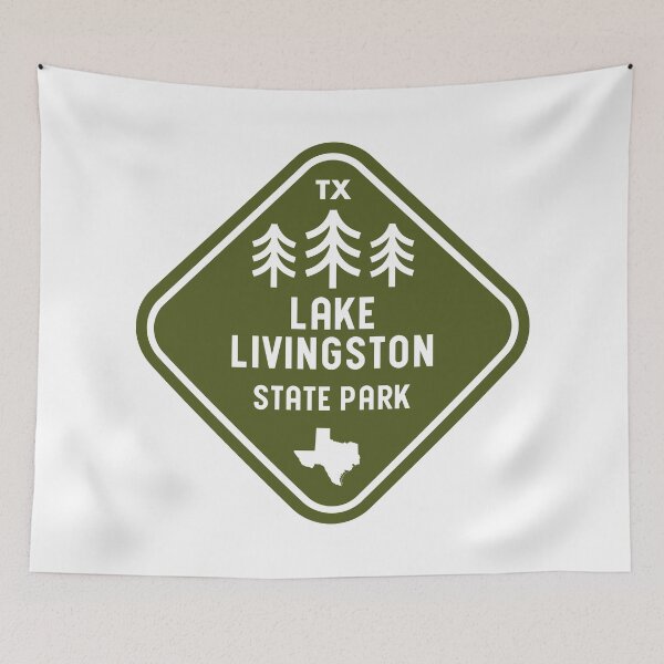 Item preview, Lake Livingston State Park Texas Rhombus designed and sold by bivenart.