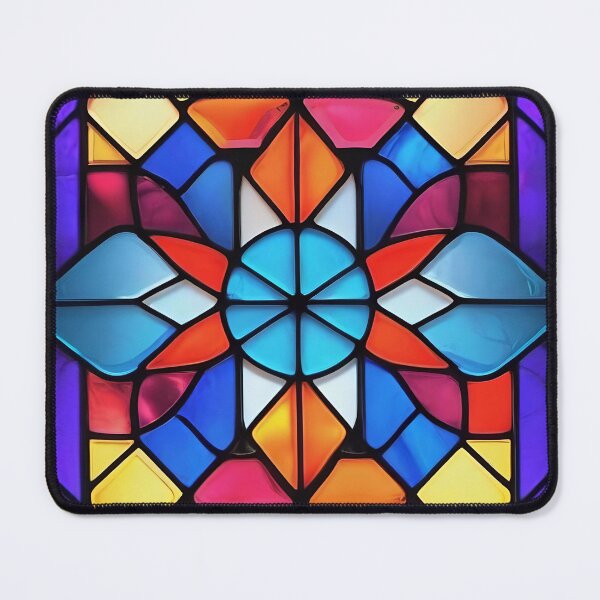 Item preview, Abstract Stained Glass Pattern Design designed and sold by TheArtOfPat.