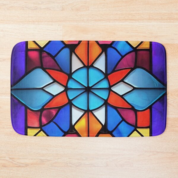 Item preview, Abstract Stained Glass Pattern Design designed and sold by TheArtOfPat.