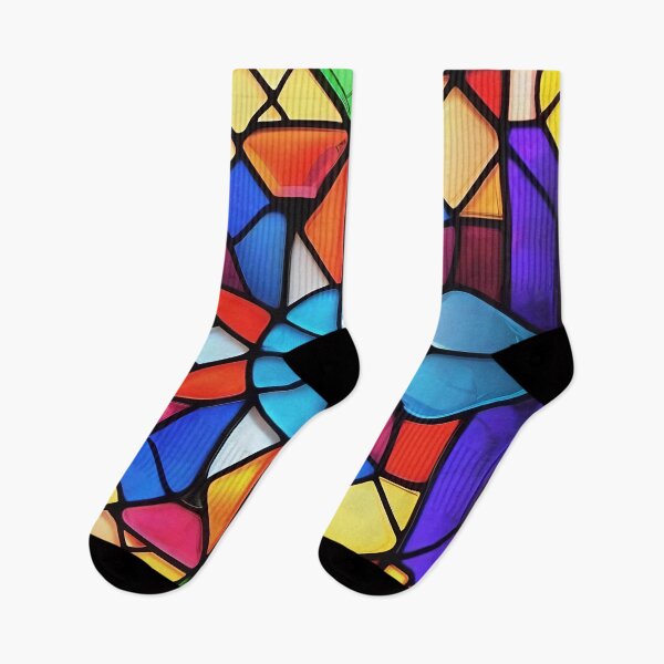 Item preview, Abstract Stained Glass Pattern Design designed and sold by TheArtOfPat.