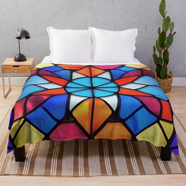 Item preview, Abstract Stained Glass Pattern Design designed and sold by TheArtOfPat.