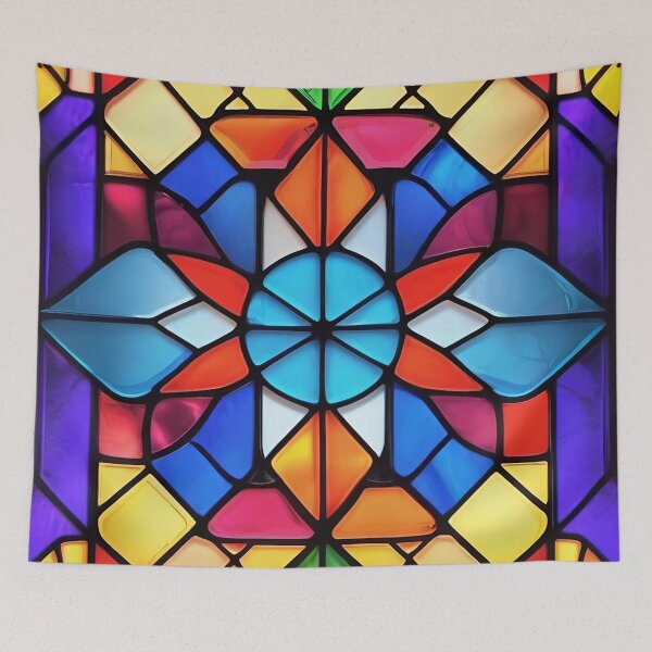 Item preview, Abstract Stained Glass Pattern Design designed and sold by TheArtOfPat.