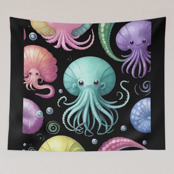 Item preview, HOCTOPUS CEPHOLOPOD print pattern designed and sold by DunuStore.