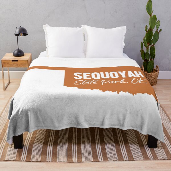 Item preview, Sequoyah State Park Oklahoma Map designed and sold by bivenart.