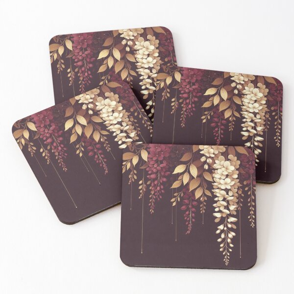 Item preview, Burgundy Wisteria Beauty designed and sold by LyssasMindArt.