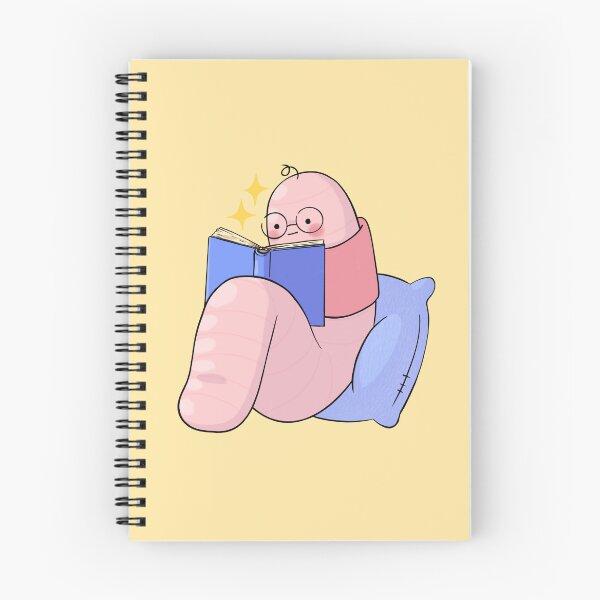 Item preview, book worm cute designed and sold by warenillus.