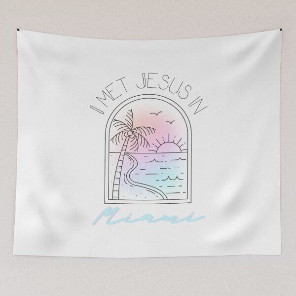 Item preview, I Met Jesus in Miami designed and sold by yoke-for-glory.