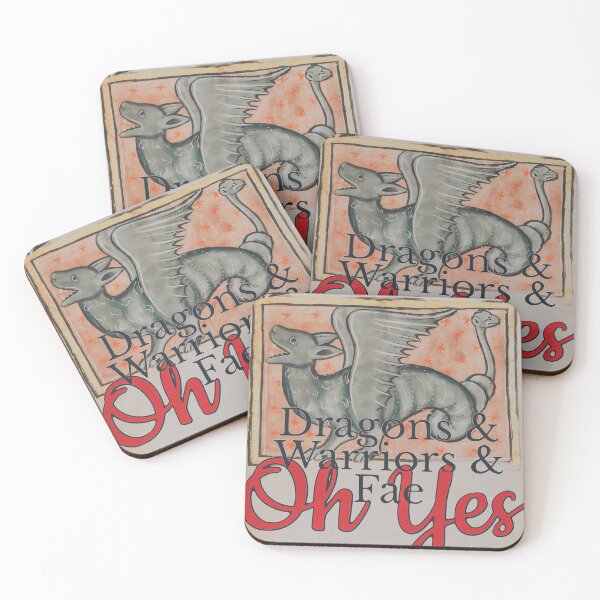 Item preview, Dragons, Warriors and Fae Oh Yes designed and sold by PaintedPageD.