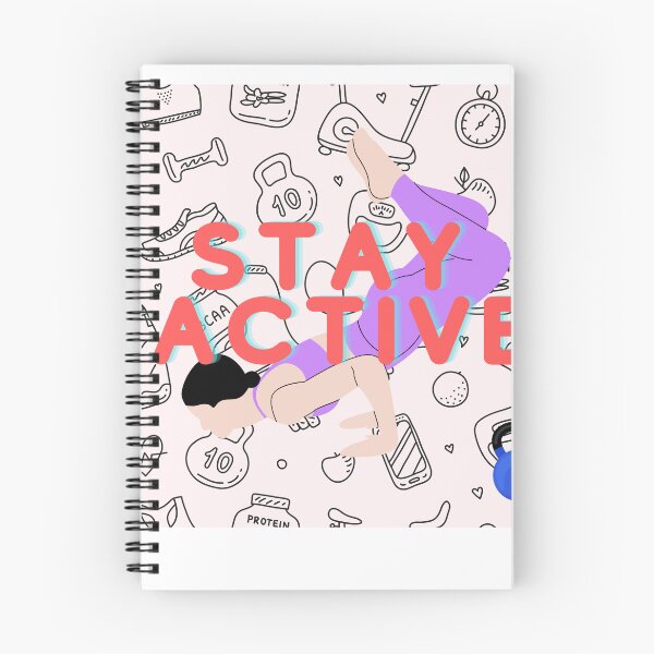 Item preview, Stay active sticker designed and sold by jckali.