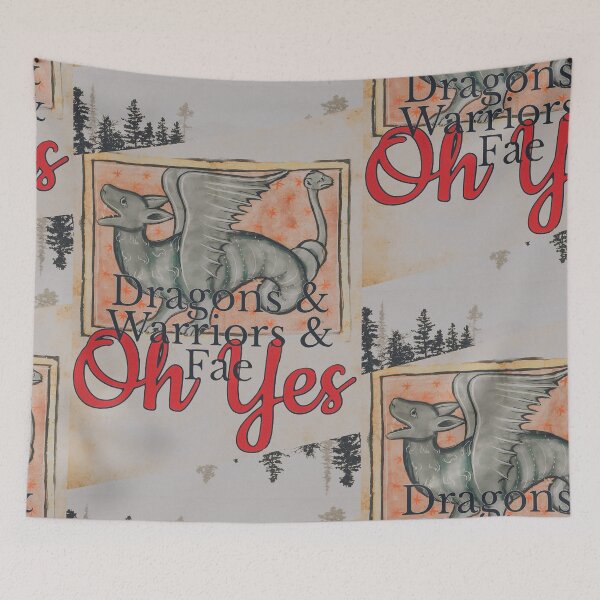 Item preview, Dragons, Warriors and Fae Oh Yes designed and sold by PaintedPageD.
