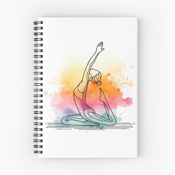 Item preview, simple Yoga water color art  designed and sold by tsgayathri.