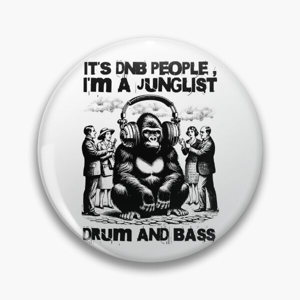 Artikelvorschau, DNB – I'm A Junglist (Schwarz) entworfen und verkauft von Discothreadz.