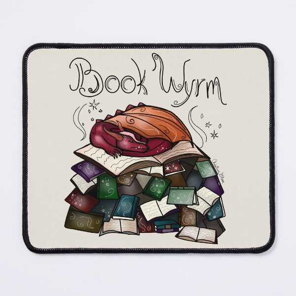 Item preview, Book Wyrm designed and sold by Tres Corda Designs.