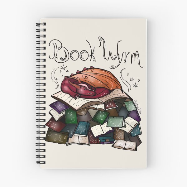 Item preview, Book Wyrm designed and sold by Tres Corda Designs.