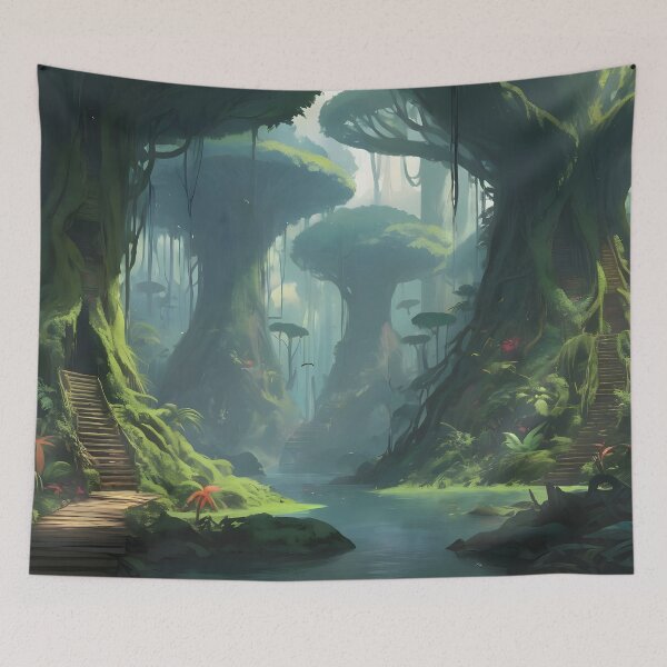 Item preview, Bioluminescent Brook designed and sold by papi1998.