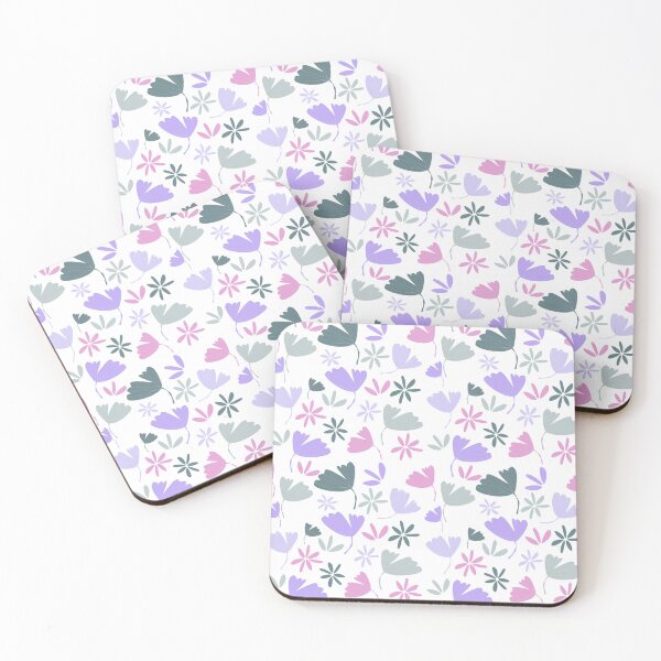 Item preview, Colorful purple ginkgo leafs seamless pattern on white background. designed and sold by Jayjaynaenae.
