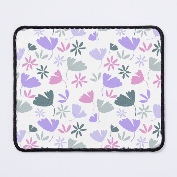 Item preview, Colorful purple ginkgo leafs seamless pattern on white background. designed and sold by Jayjaynaenae.