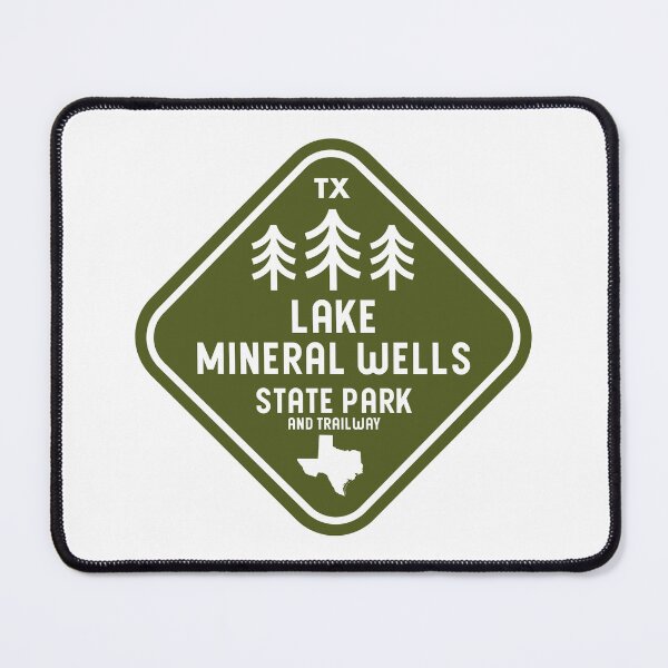 Item preview, Lake Mineral Wells State Park Texas Rhombus designed and sold by bivenart.