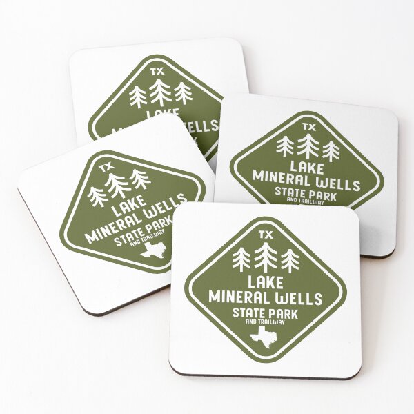 Item preview, Lake Mineral Wells State Park Texas Rhombus designed and sold by bivenart.
