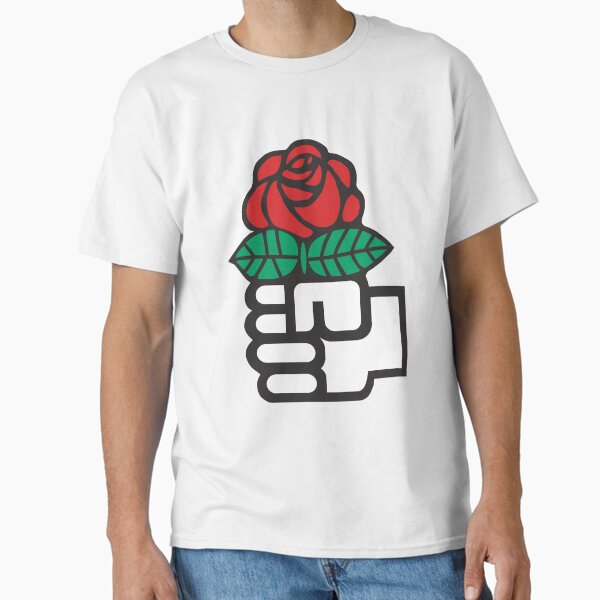 Artikel-Vorschau von Sozialismus - Das Faust- und rote Rosen-Symbol, designt und verkauft von Martstore.