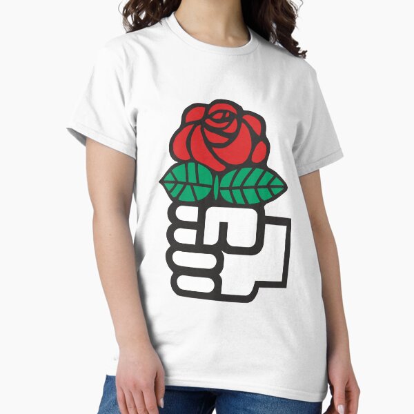 Item preview, Socialism - The Fist and Red Rose Symbol designed and sold by Martstore.
