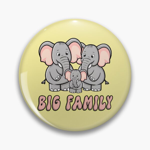 Item preview, Smiling family of elephants designed and sold by winaidigidesign.