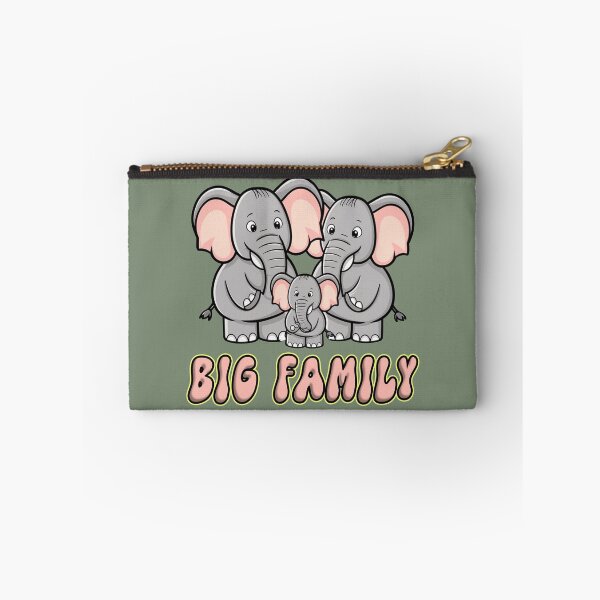 Item preview, Smiling family of elephants designed and sold by winaidigidesign.