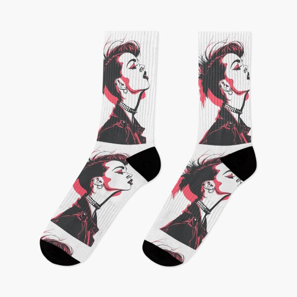 Item preview, Rebellious Punk Rock Girl  designed and sold by 33wolvesdesigns.
