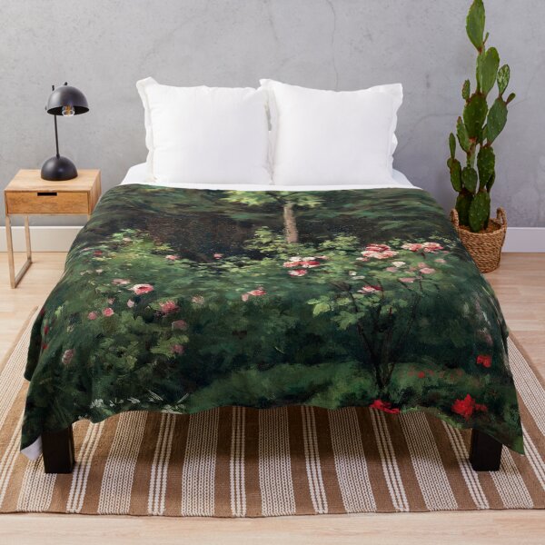 Item preview, A Rose Garden, Camille Pissarro, French Impressionist Artist designed and sold by Jaydee001.