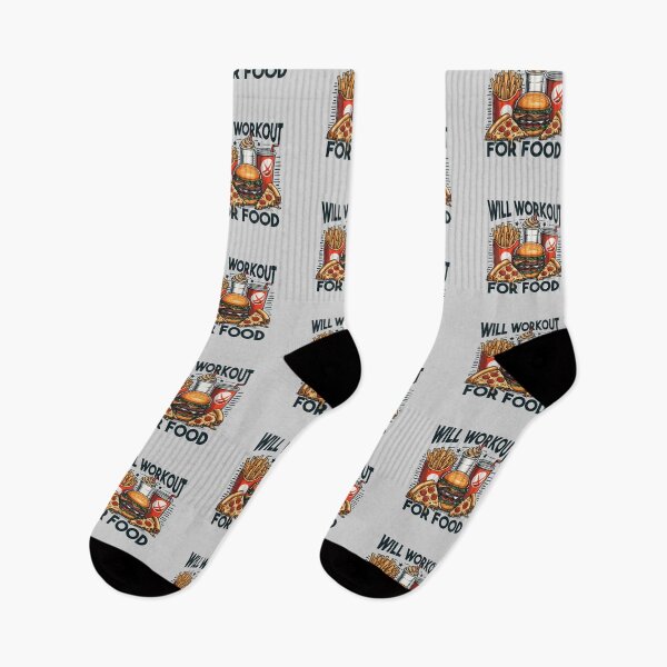 Item preview, Will Workout For Food: Funny Fitness Training Sayings designed and sold by Daqomm.